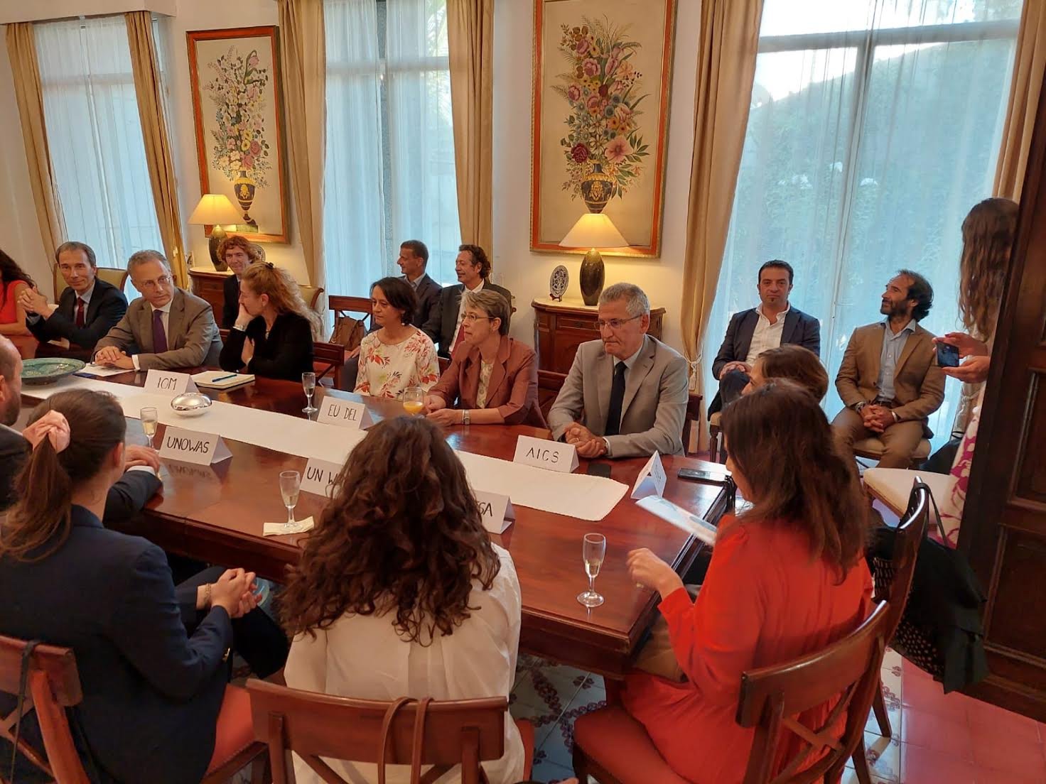 Incontro in Ambasciata con i funzionari italiani della Nazioni Unite basate a Dakar