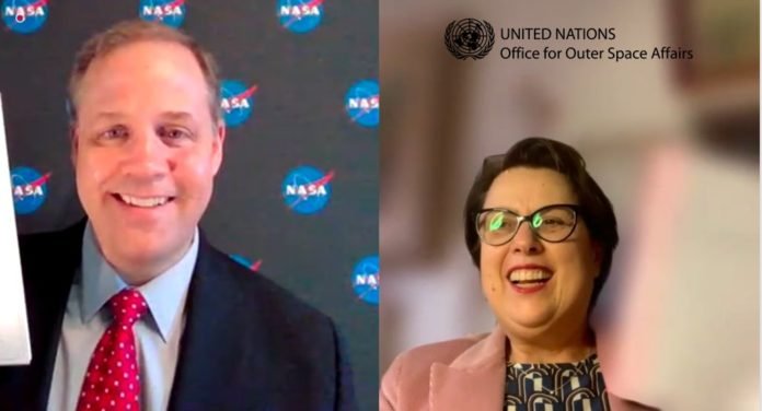 UNOOSA's Di Pippo sign agreement with NASA