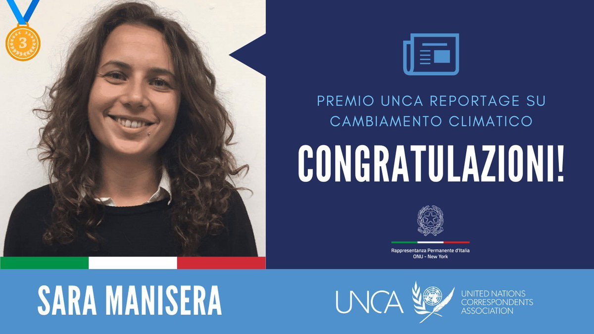 Sara Manisera, an Italian journalist, wins UNCA Award for "Iraq without