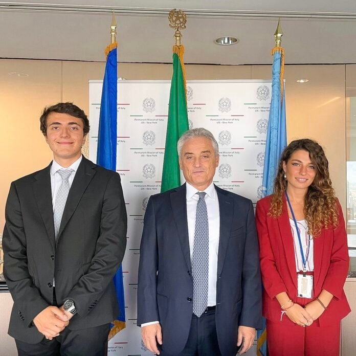 Giulia Tariello, Youth Delegate per l'Italia, interviene in Terza Commissione